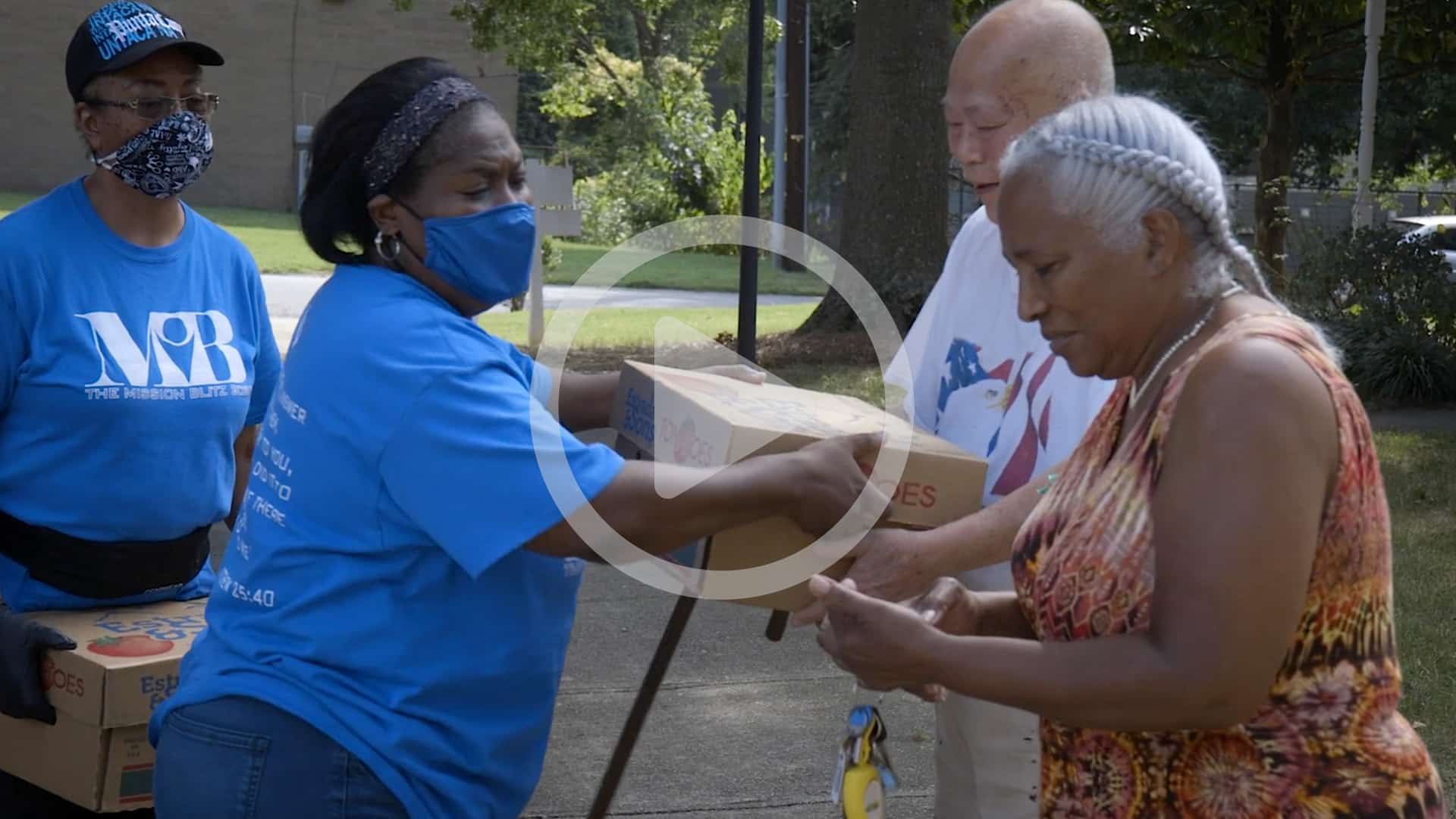Boxes of food bring relief to hurting communities