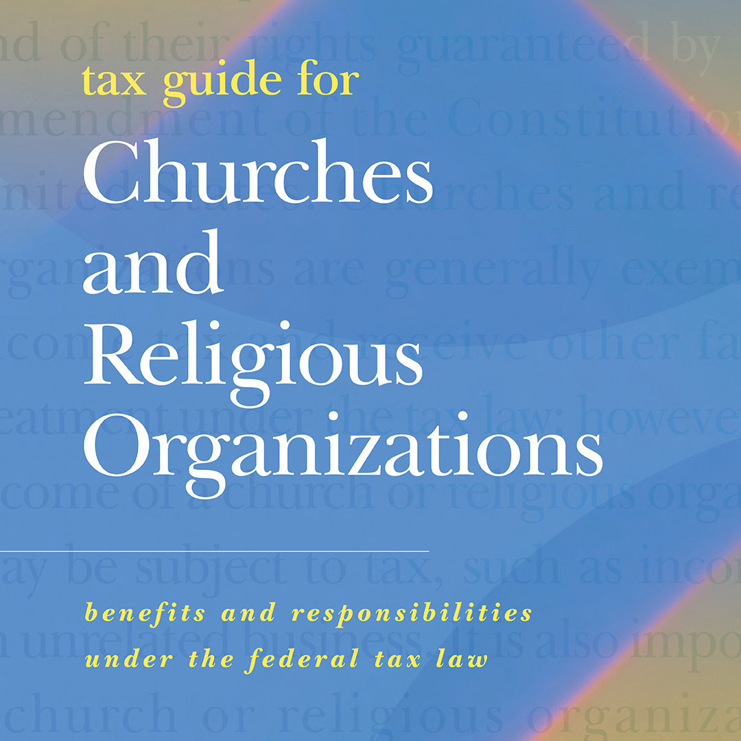 Image for Tax Guide for Churches and Religious Organizations