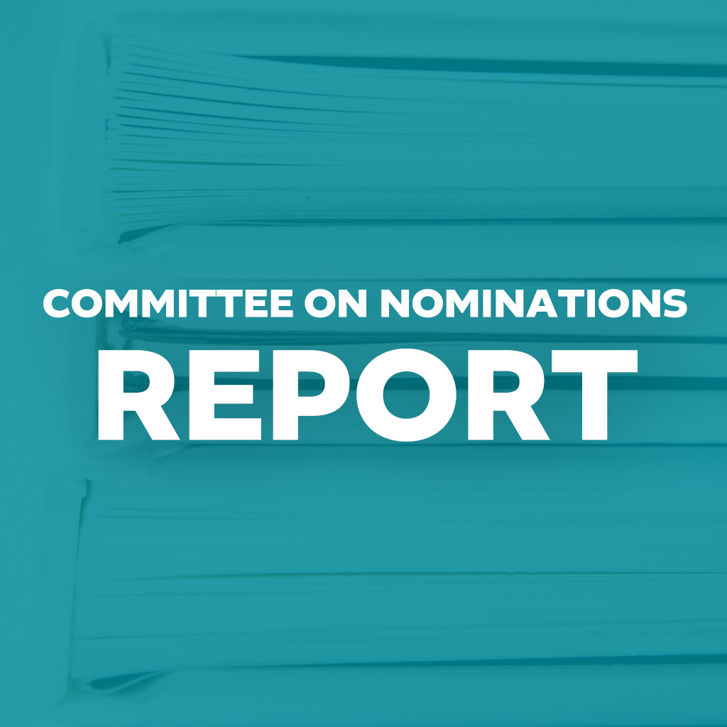 Image for Committee on Nominations Report