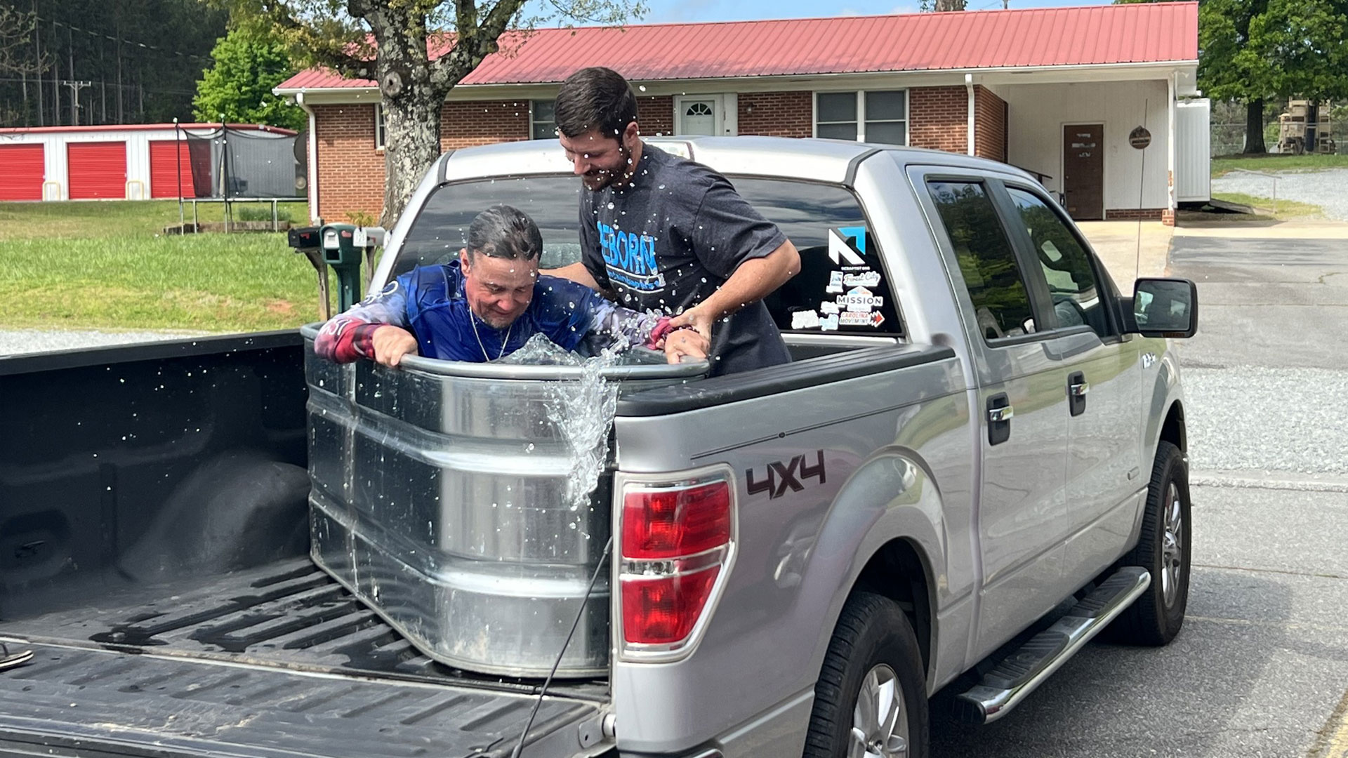 ‘God filled the tank:’ NC Baptists celebrate baptisms in unexpected ways