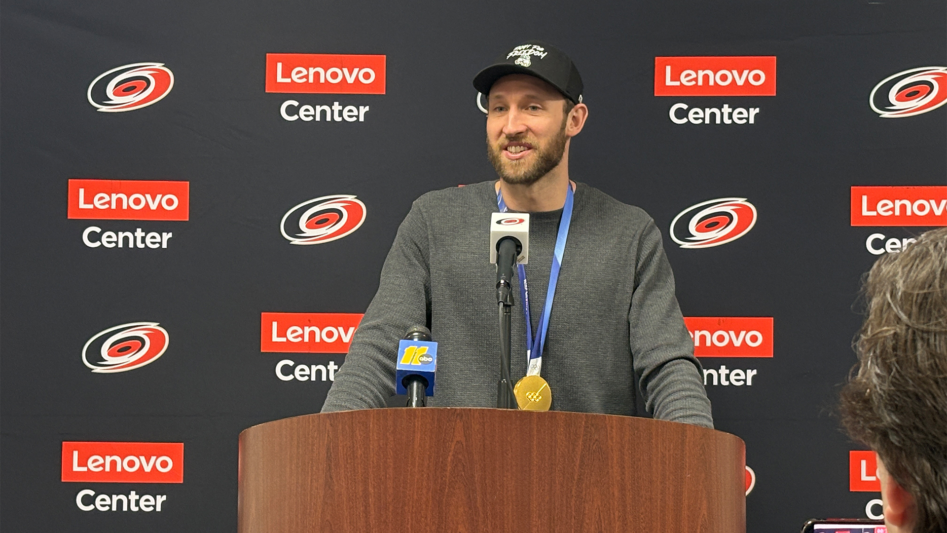 Gold medal gratitude: Slavin reflects on faith amid Olympic hockey triumph